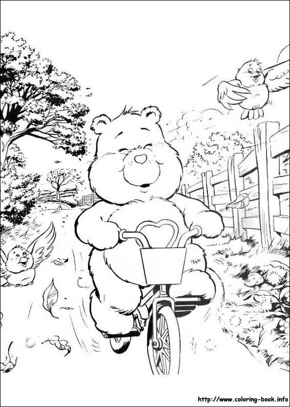 The Care Bears coloring picture